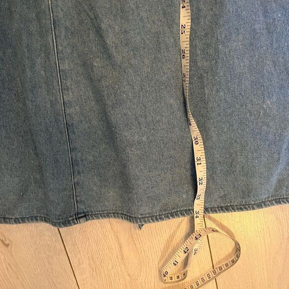 Vintage Chaus midi denim skirt button down - Picture 8 of 8